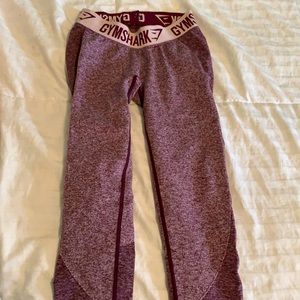 Gymshark Original Flex Leggings Beet Marl. Small